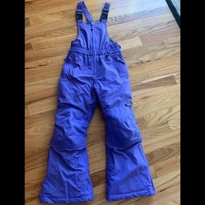 Lands’ End Girls Purple Snow Pants Size 6
